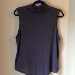 COPY - Lululemon high neck open back tank.